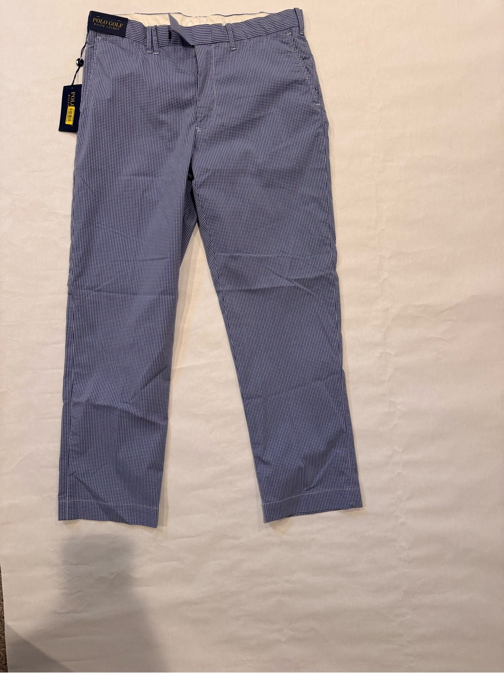 Polo Golf Ralph Lauren Blue Pinstripe Chinos - Classic Straight Fit